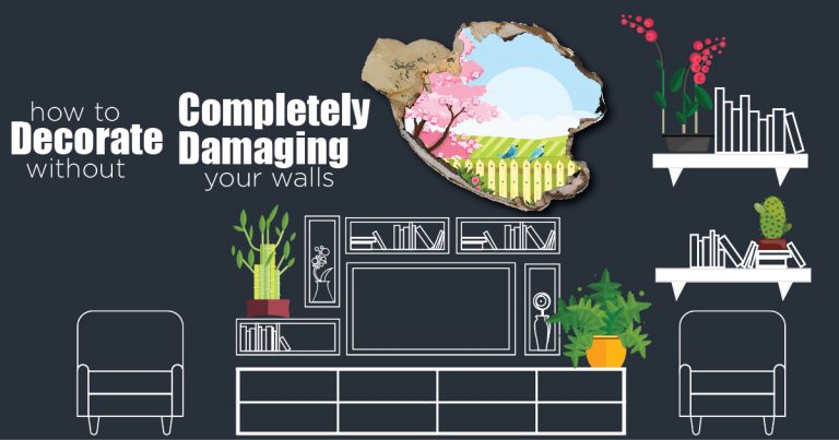 How to Decorate Without Completely Destroying Your Walls