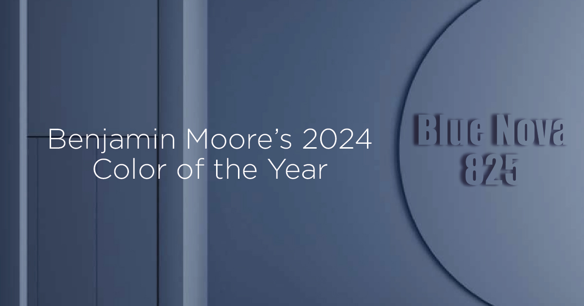Painting with Benjamin Moore’s 2024 Color of the Year: 