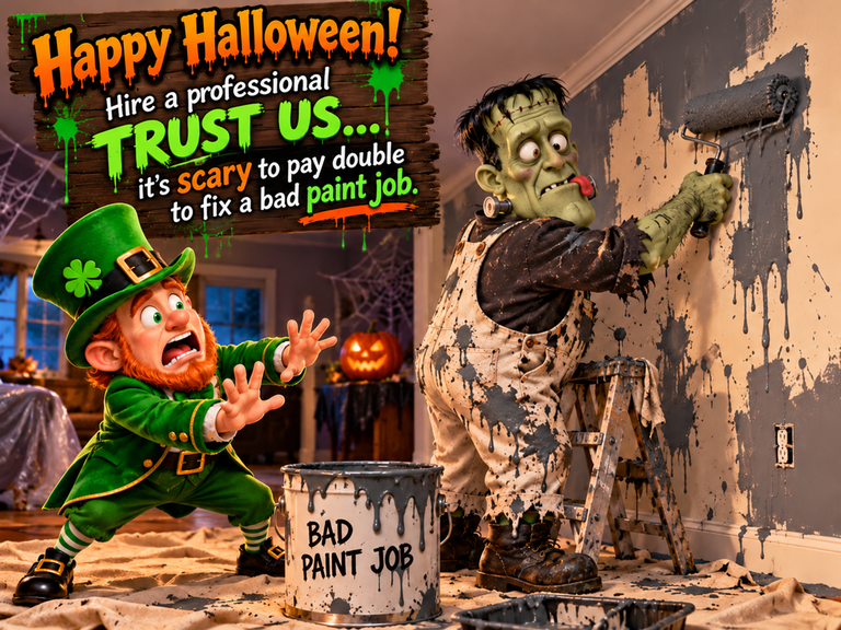 Don’t Let a Bad Painter Turn Your Home Into a Halloween Horror Story