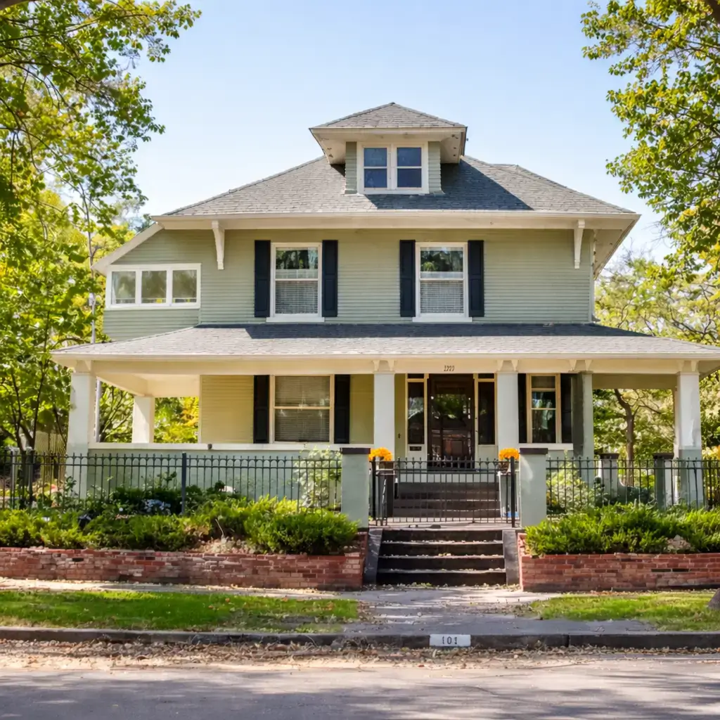 historical home in capitol hill park exterior paint
