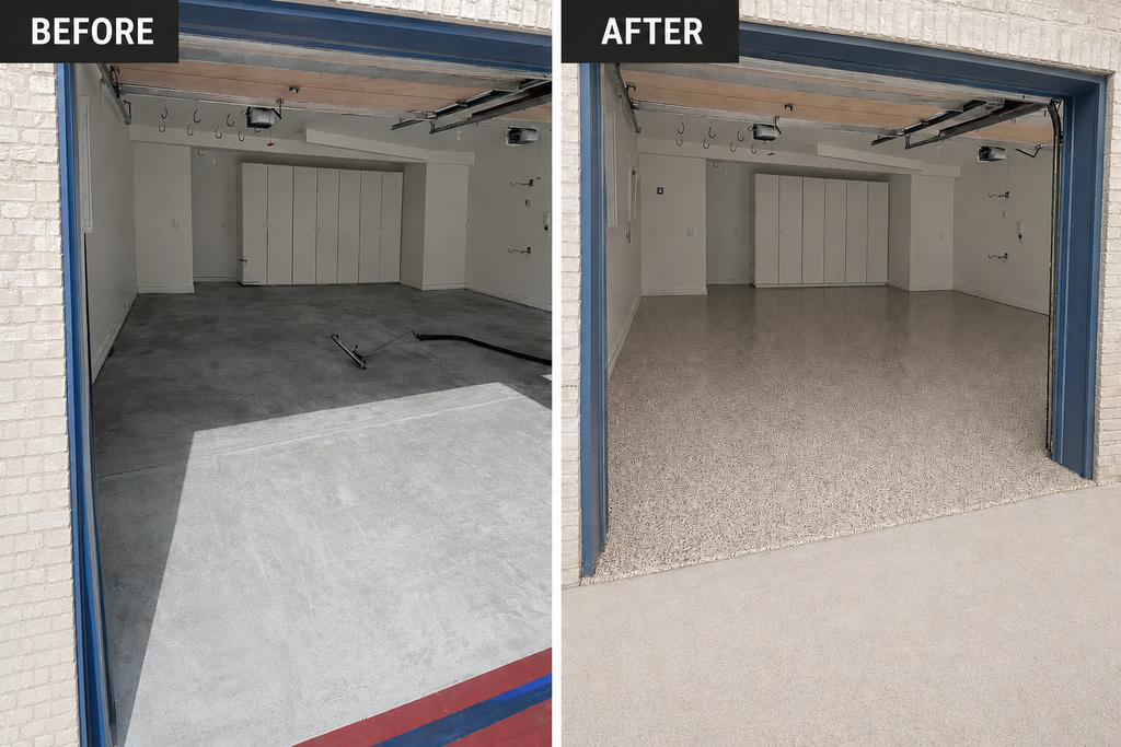 garage floor update in denver colorado